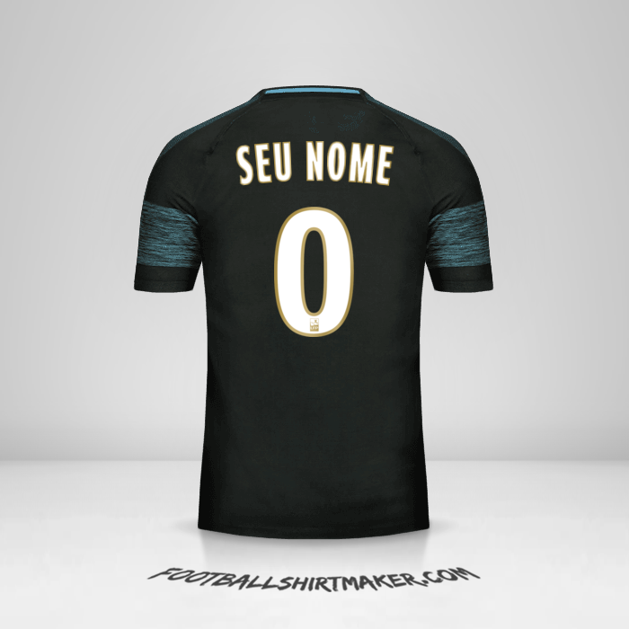 Camisa Olympique de Marseille 2018/19 II -  seu nome - 0