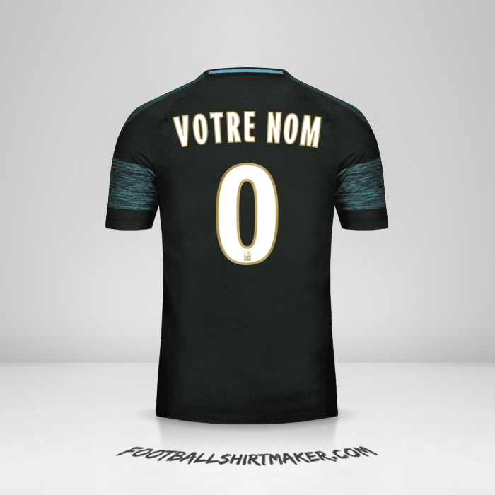 Maillot Olympique de Marseille 2018/19 II -  votre nom - 0