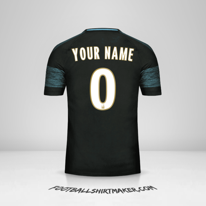 Shirt Olympique de Marseille 2018/19 II -  your name - 0