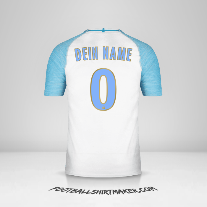 Trikot Olympique de Marseille 2018/19 -  dein name - 0