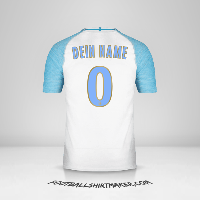 Trikot Olympique de Marseille 2018/19 -  dein name - 0