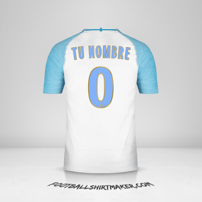 Camiseta Olympique de Marseille 2018/19 -  tu nombre - 0