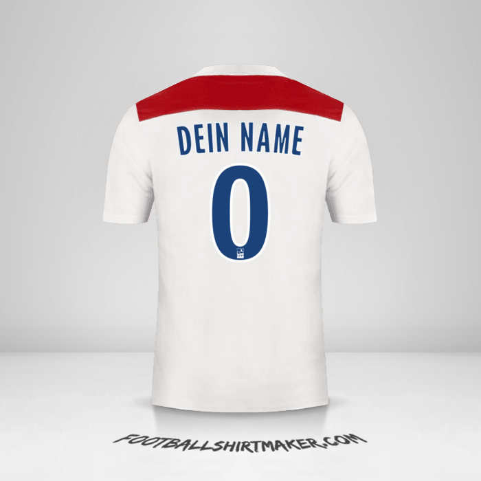 Trikot Olympique Lyon 2018/19 -  dein name - 0