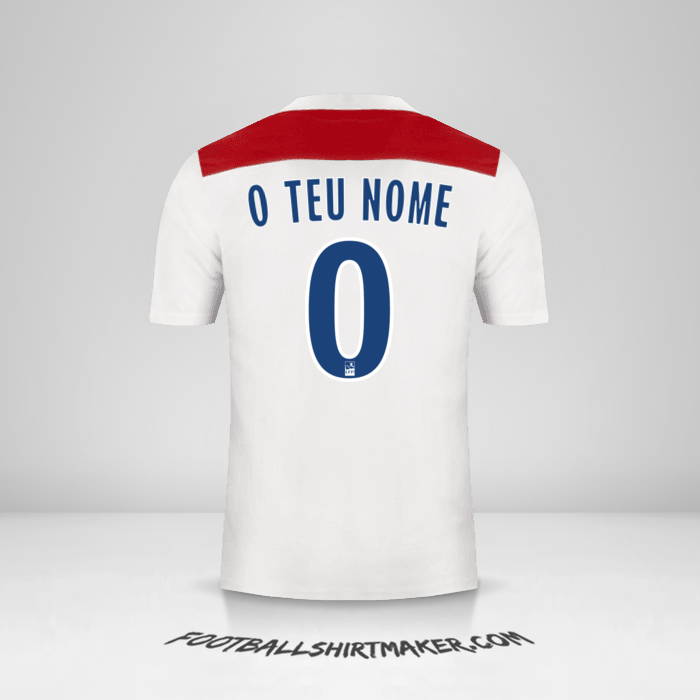 Camisola Olympique Lyon 2018/19 -  o teu nome - 0