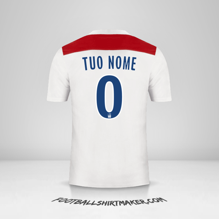 Maglia Olympique Lyon 2018/19 -  tuo nome - 0