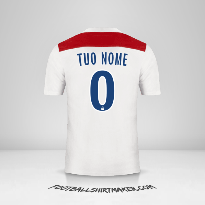 Maglia Olympique Lyon 2018/19 -  tuo nome - 0