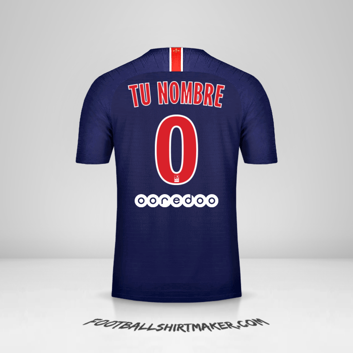 Jersey Paris Saint Germain 2018/19 -  tu nombre - 0