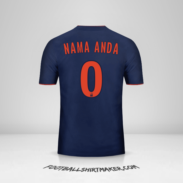 Jersey Olympique Lyon 2018/19 II -  nama anda - 0