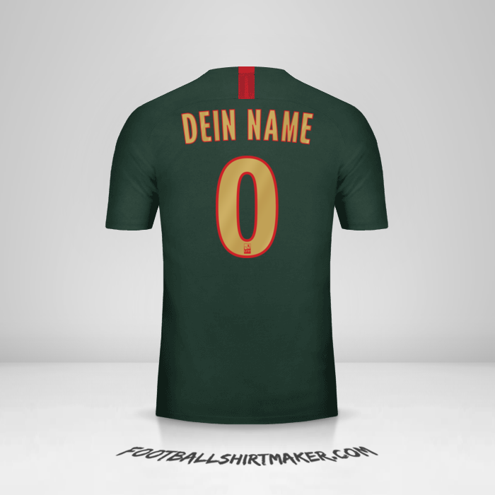Trikot As Monaco 2018/19 II -  dein name - 0