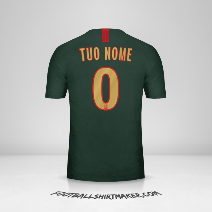 Maglia As Monaco 2018/19 II -  tuo nome - 0