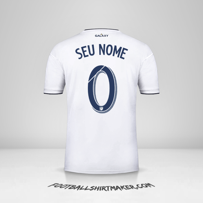 Camisa LA Galaxy 2018/2019 -  seu nome - 0