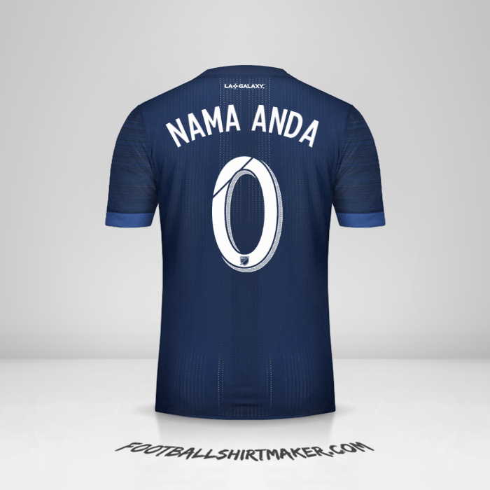 Jersey LA Galaxy 2017/2018 II -  nama anda - 0