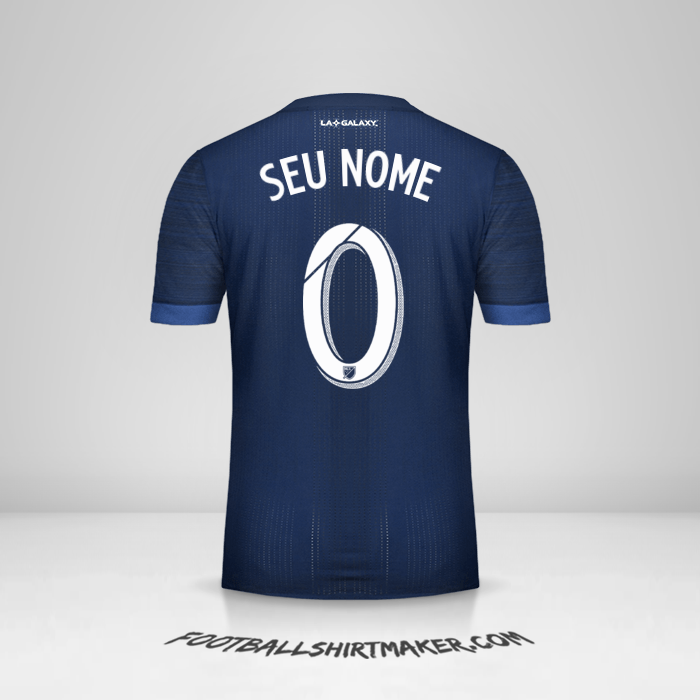 Camisa LA Galaxy 2017/2018 II -  seu nome - 0