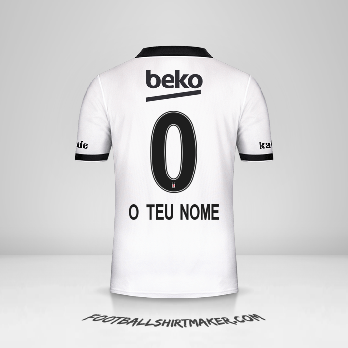 Camisola Besiktas JK 2018/19 -  o teu nome - 0