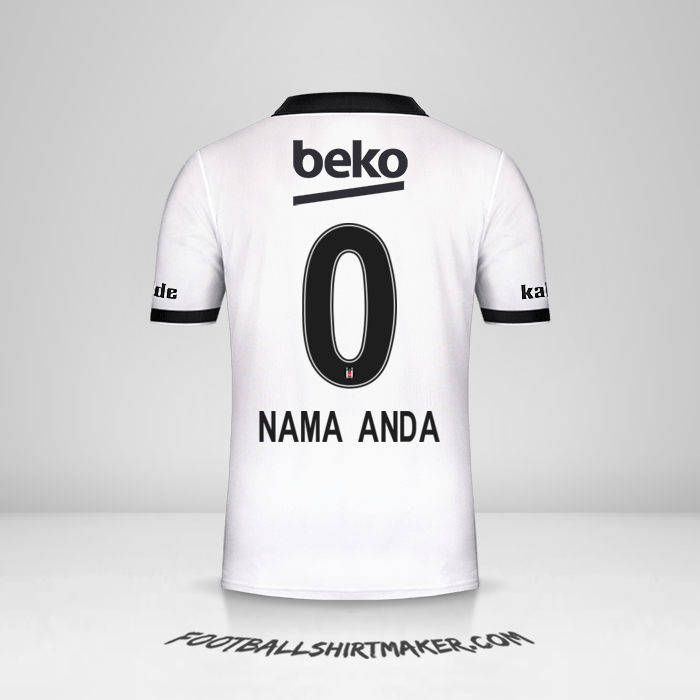 Jersey Besiktas JK 2018/19 -  nama anda - 0