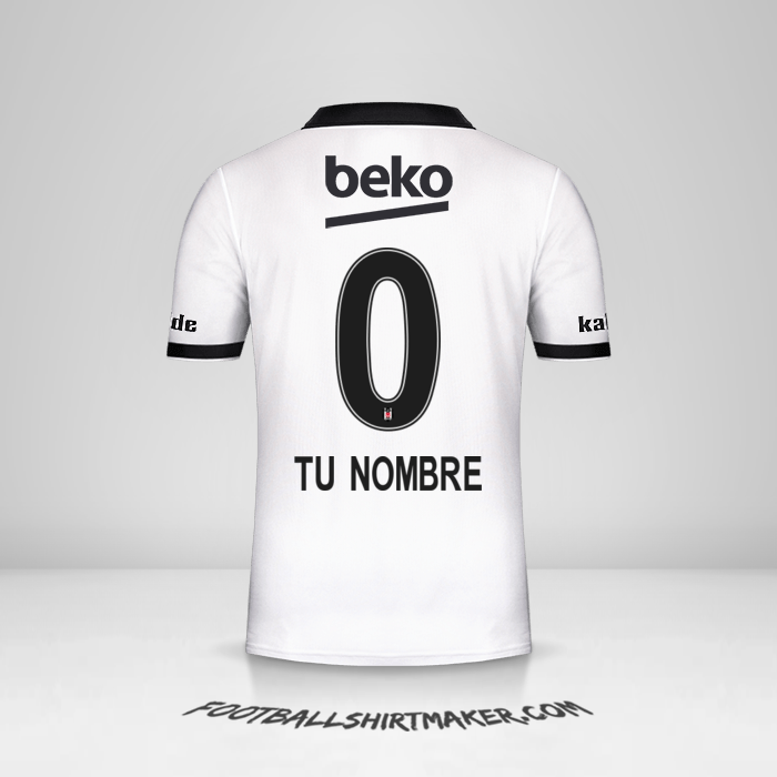 Camiseta Besiktas JK 2018/19 -  tu nombre - 0