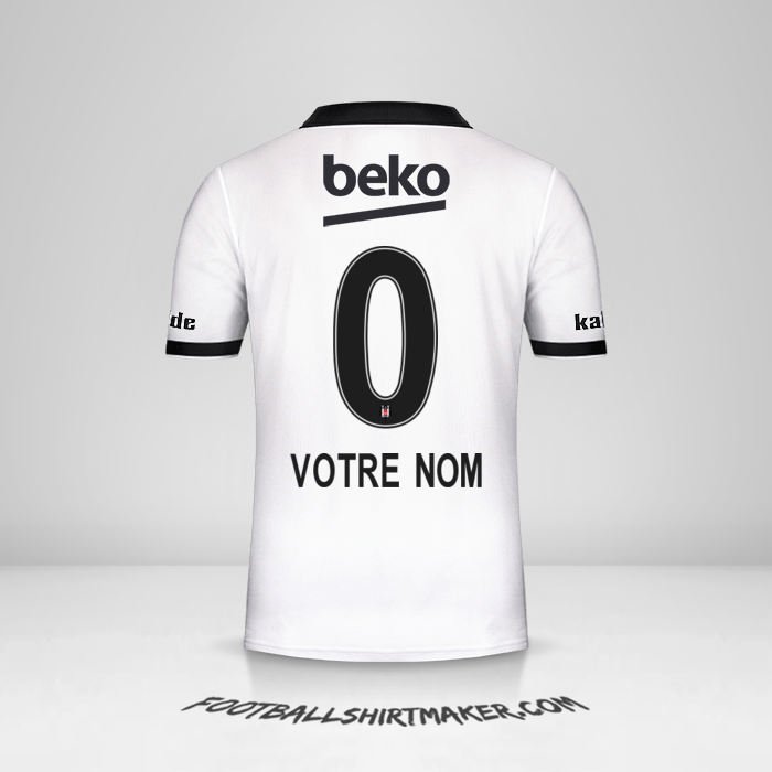 Maillot Besiktas JK 2018/19 -  votre nom - 0