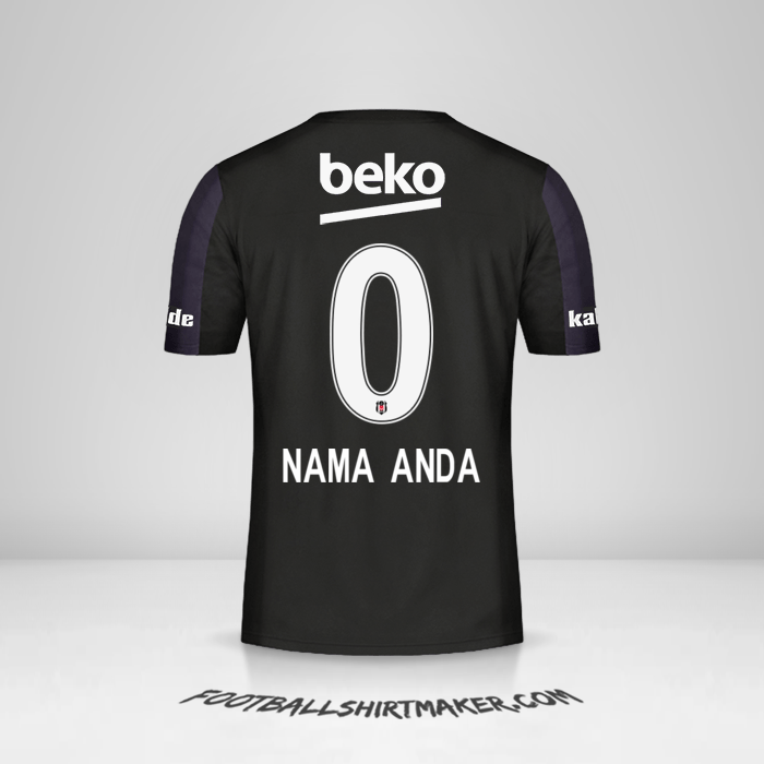 Jersey Besiktas JK 2018/19 II -  nama anda - 0