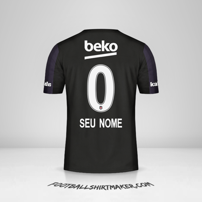 Camisa Besiktas JK 2018/19 II -  seu nome - 0