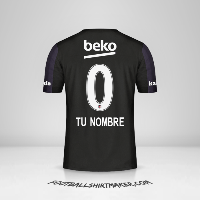 Camiseta Besiktas JK 2018/19 II -  tu nombre - 0
