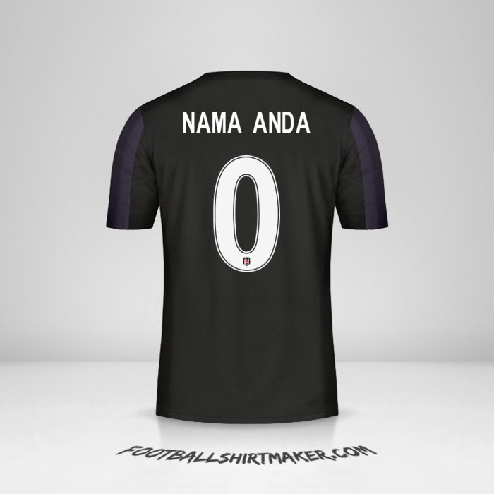 Jersey Besiktas JK 2018/19 Cup II -  nama anda - 0