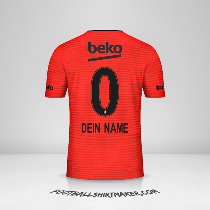 Trikot Besiktas JK 2018/19 III -  dein name - 0