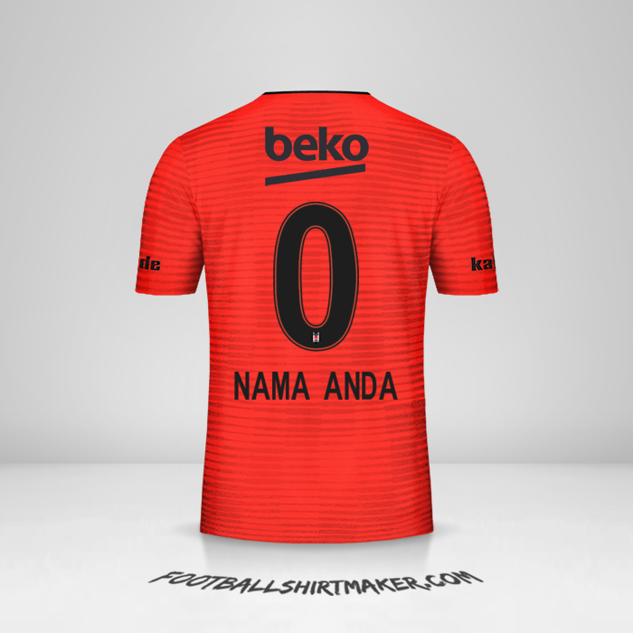 Jersey Besiktas JK 2018/19 III -  nama anda - 0