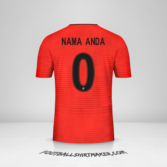 Jersey Besiktas JK 2018/19 Cup III -  nama anda - 0
