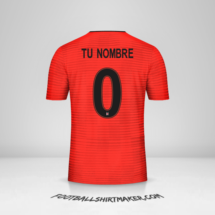 Camiseta Besiktas JK 2018/19 Cup III -  tu nombre - 0