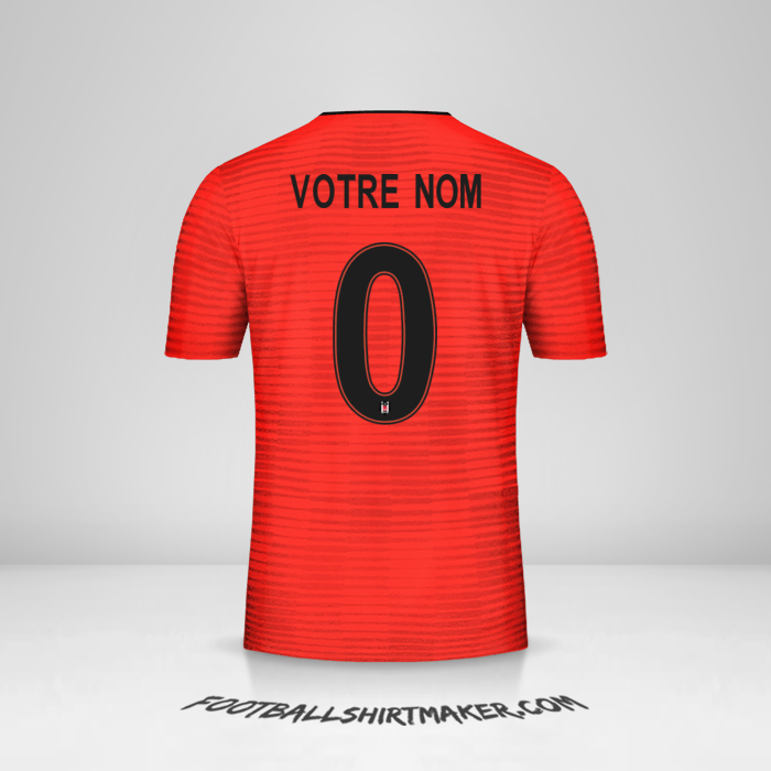 Maillot Besiktas JK 2018/19 Cup III -  votre nom - 0