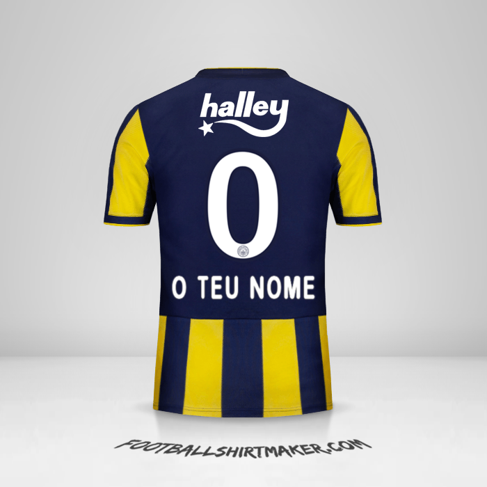 Camisola Fenerbahce SK 2018/19 -  o teu nome - 0