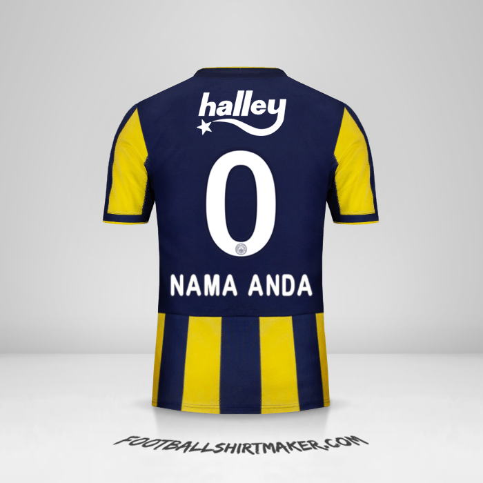 Jersey Fenerbahce SK 2018/19 -  nama anda - 0