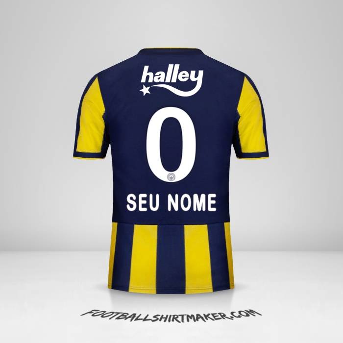 Camisa Fenerbahce SK 2018/19 -  seu nome - 0