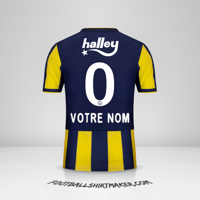 Maillot Fenerbahce SK 2018/19 -  votre nom - 0