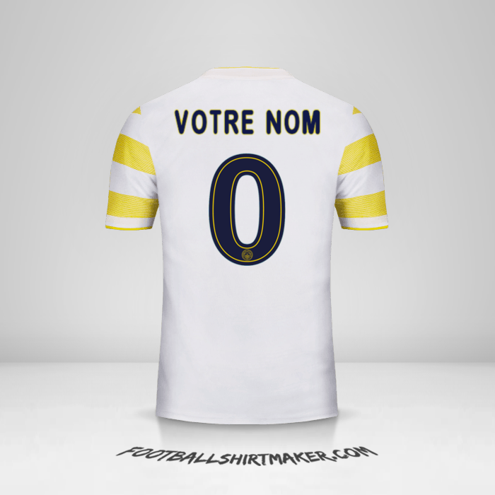 Maillot Fenerbahce SK 2018/19 Cup II -  votre nom - 0