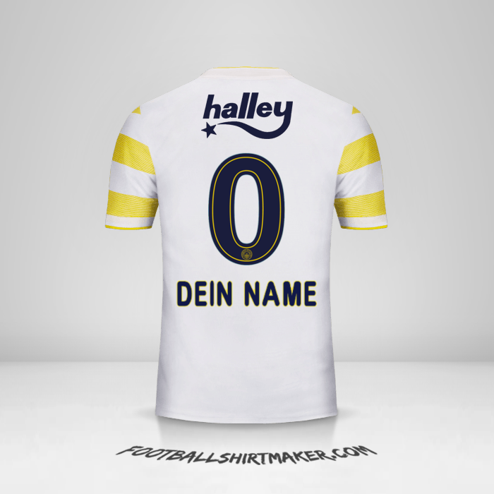 Trikot Fenerbahce SK 2018/19 II -  dein name - 0