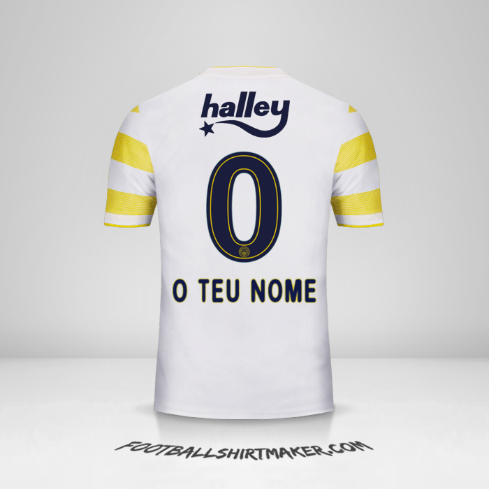Camisola Fenerbahce SK 2018/19 II -  o teu nome - 0