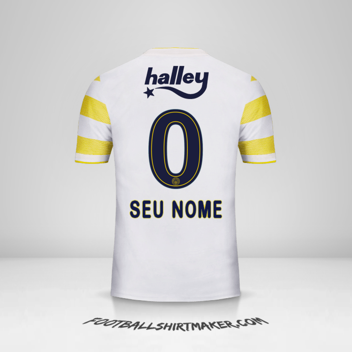 Camisa Fenerbahce SK 2018/19 II -  seu nome - 0