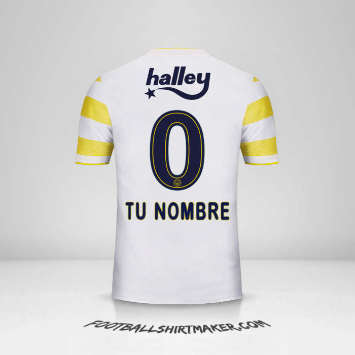 Camiseta Fenerbahce SK 2018/19 II -  tu nombre - 0