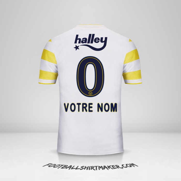 Maillot Fenerbahce SK 2018/19 II -  votre nom - 0