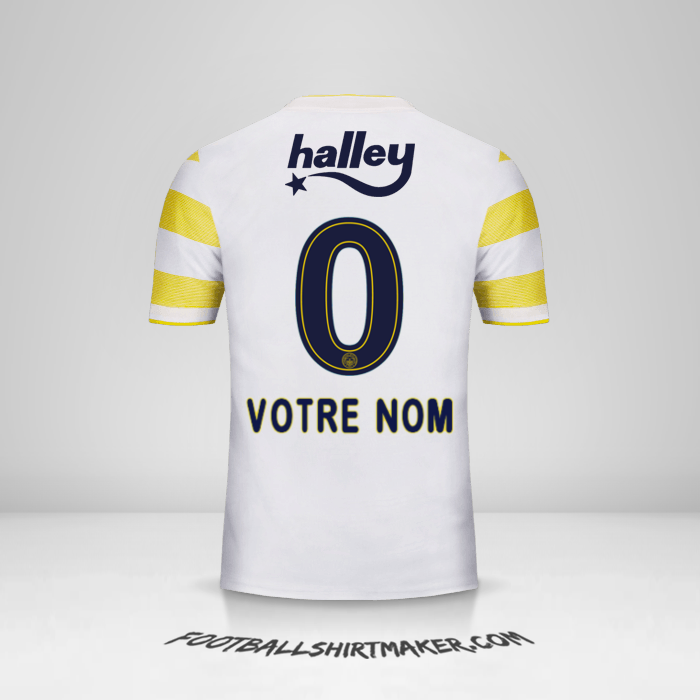 Maillot Fenerbahce SK 2018/19 II -  votre nom - 0
