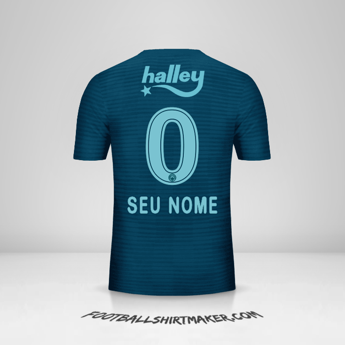 Camisa Fenerbahce SK 2018/19 III -  seu nome - 0