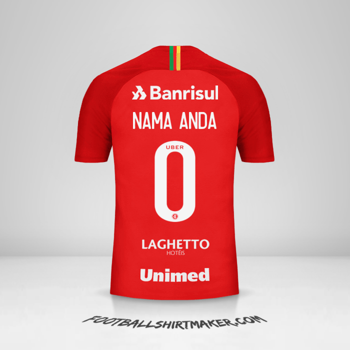 Jersey Internacional 2018/19 -  nama anda - 0