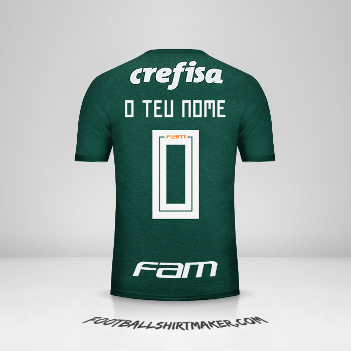 Camisola Palmeiras 2018 -  o teu nome - 0