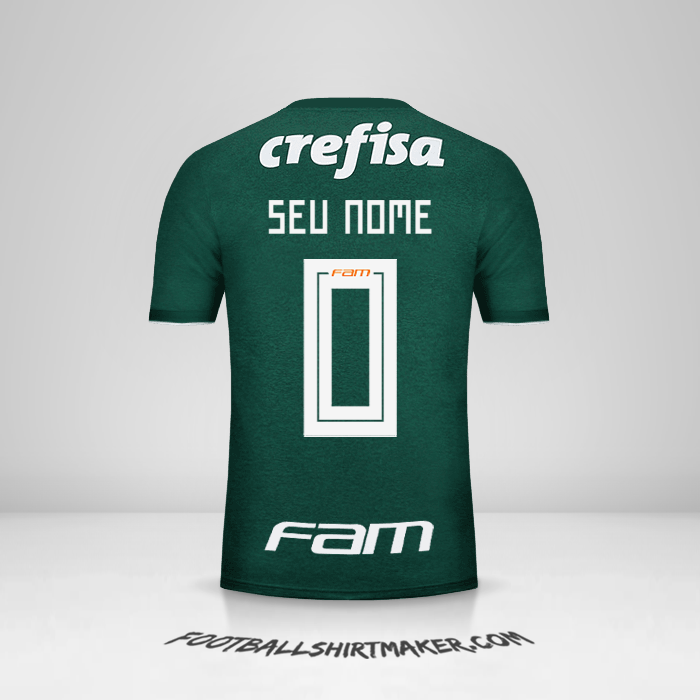 Camisa Palmeiras 2018 -  seu nome - 0