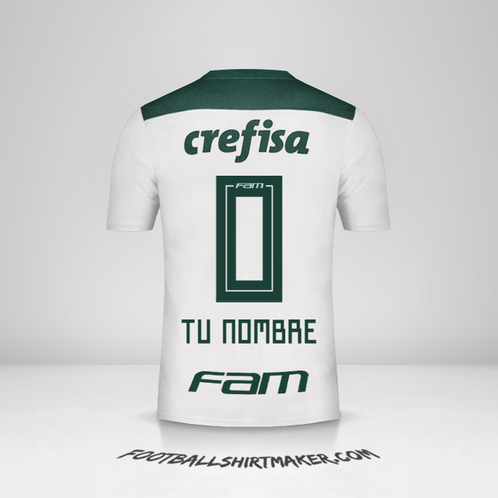 Camiseta Palmeiras 2018 II -  tu nombre - 0