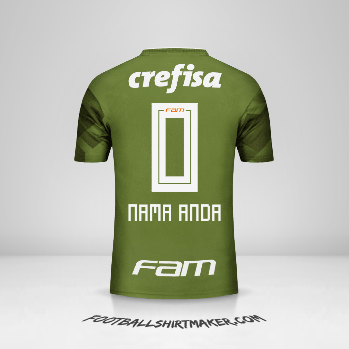 Jersey Palmeiras 2018 III -  nama anda - 0