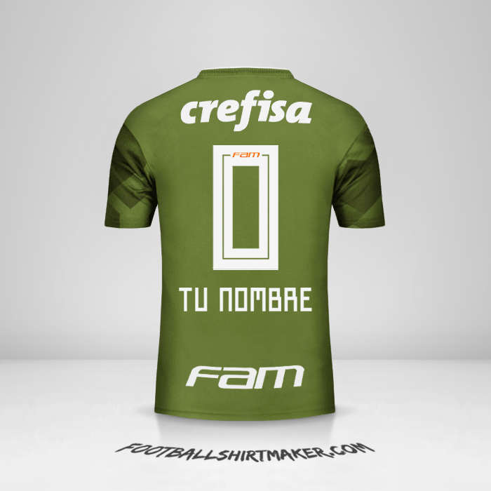 Camiseta Palmeiras 2018 III -  tu nombre - 0