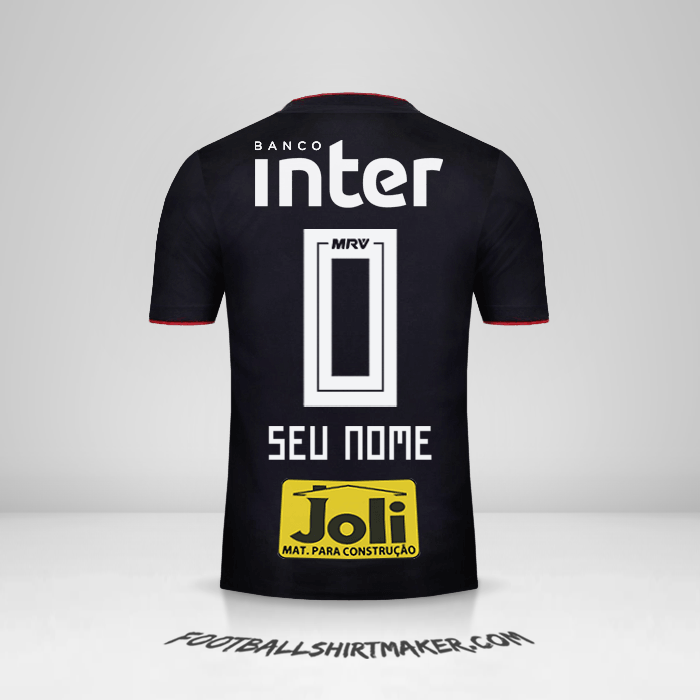 Camisa Sao Paulo FC 2018 II -  seu nome - 0