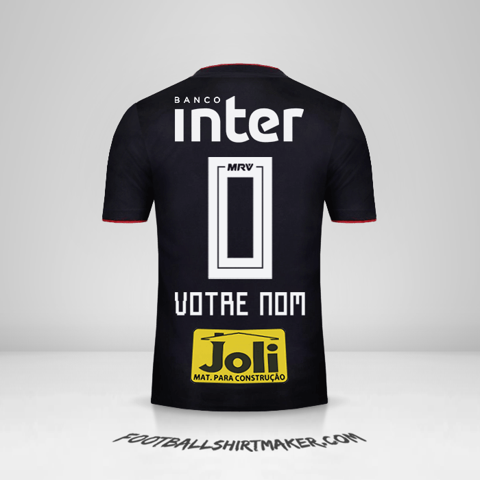 Maillot Sao Paulo FC 2018 II -  votre nom - 0